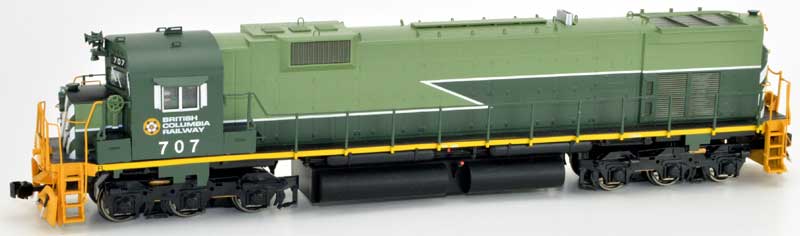 British Columbia Railway MLW M630 #707 with LokSound