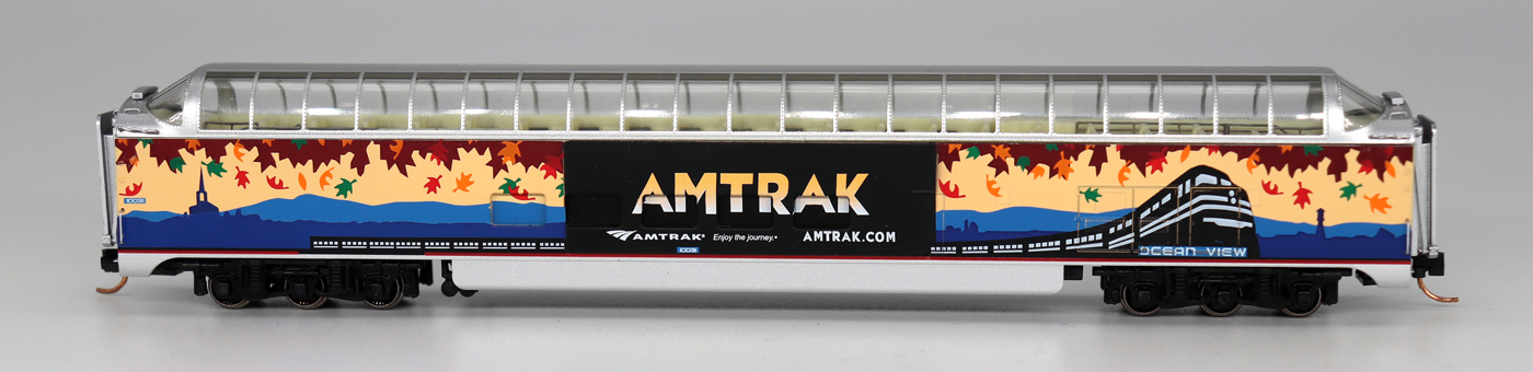 Amtrak (fall foliage) super dome car #10031 "Ocean View"