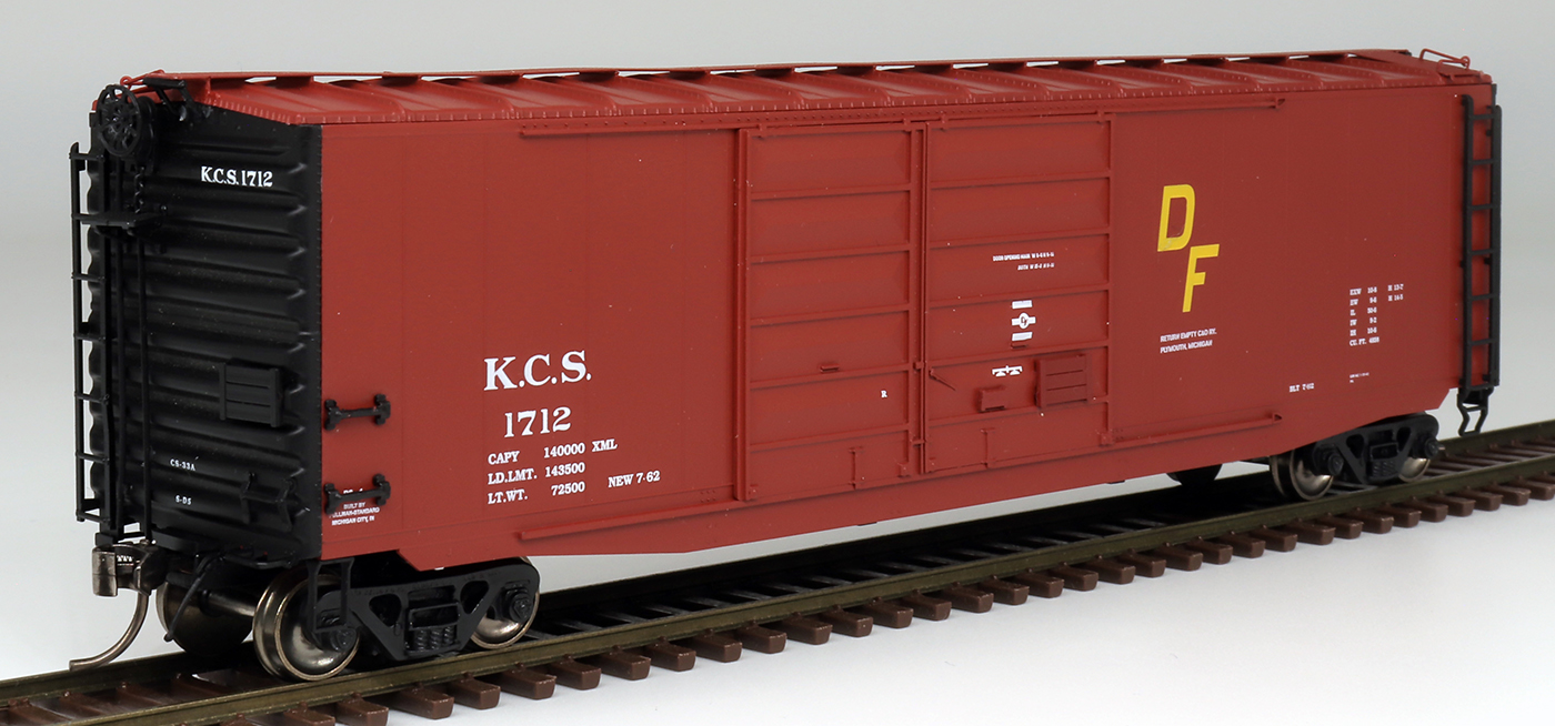 Kansas City Southern 50' PS-1 double door boxcar #1714