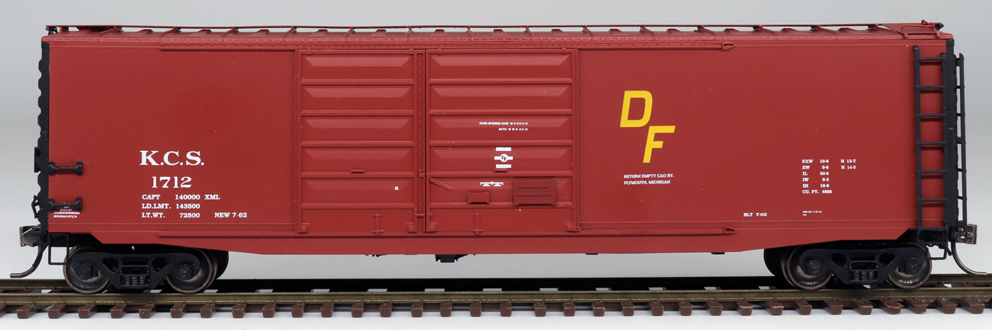 Kansas City Southern 50' PS-1 double door boxcar #1714