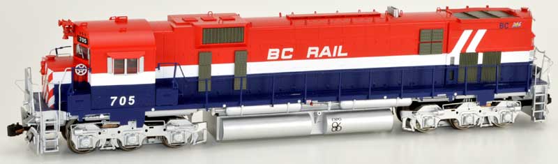 BC Rail MLW M630 #705 (DC)