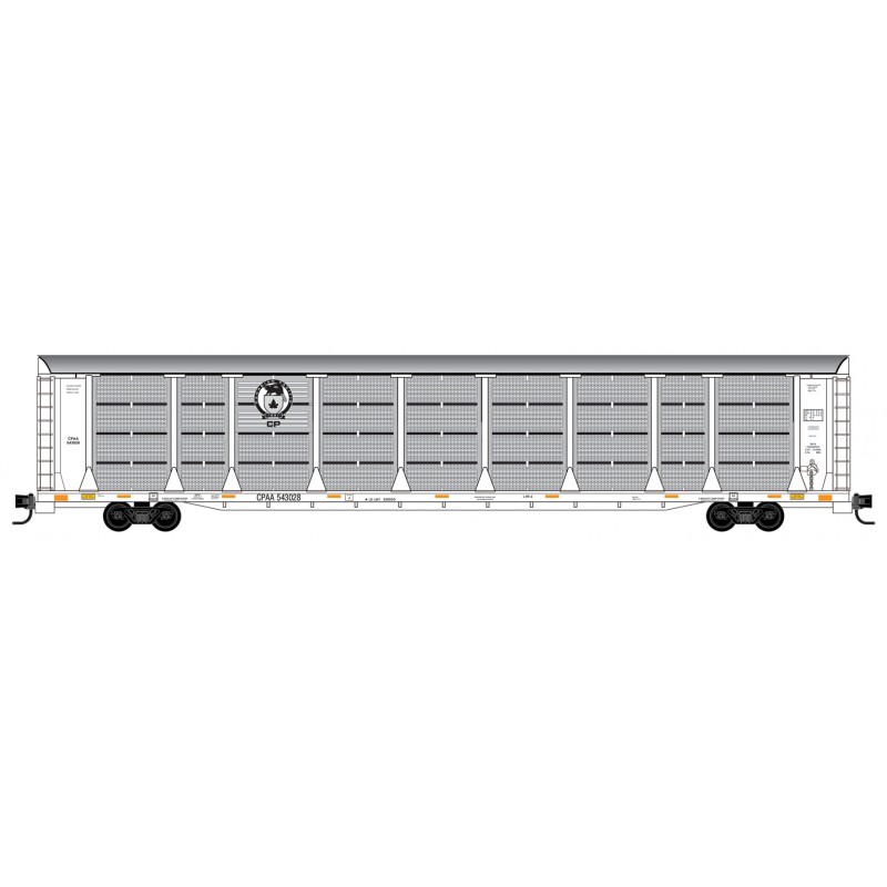 Canadian Pacific 89' Tri-Level Closed Autorack #543028