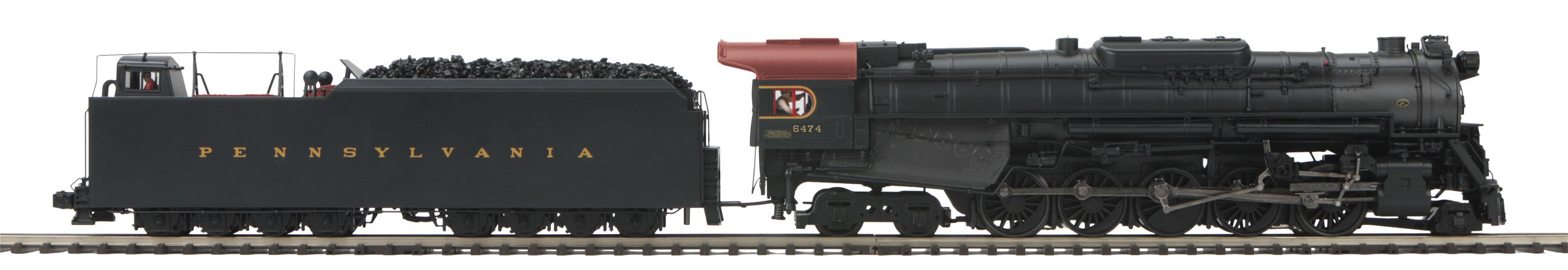 Pennsylvania Railroad J-1 2-10-4 #6474 with ProtoSound 3.0