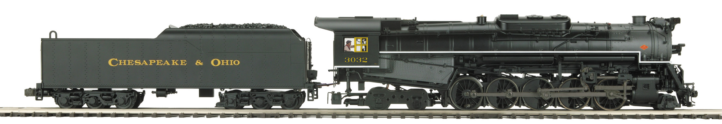 Chesapeake & Ohio T-1 2-10-4 #3032 with ProtoSound 3.0