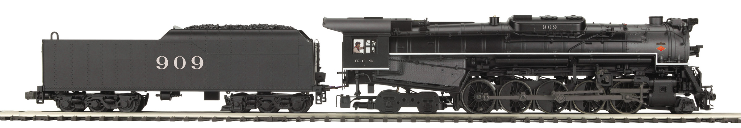 Kansas City Southern T-1 2-10-4 #909 with ProtoSound 3.0