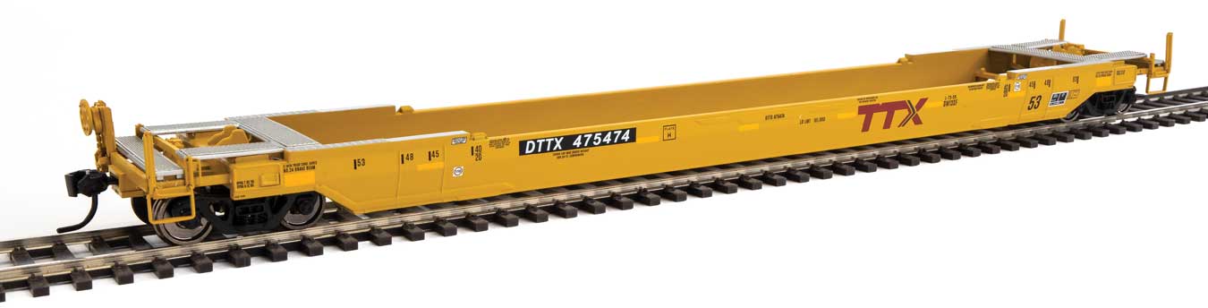TTX Gunderson Rebuilt All-Purpose 53' Well Car #475474