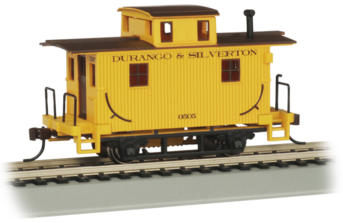 Durango & Silverton (yellow) old time bobber caboose