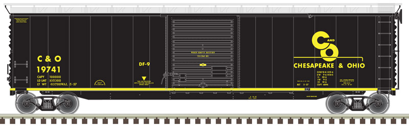 Chesapeake & Ohio 50' postwar single door boxcar #19520