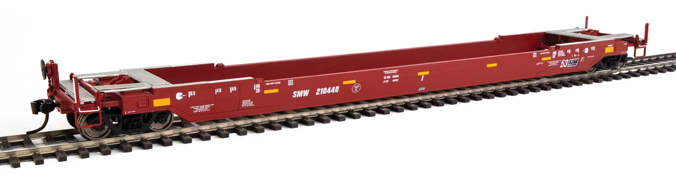 St. Mary's Railway West Gunderson Rebuilt A-P 53' Well Car #210440