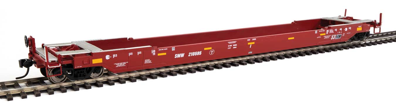 St. Mary's Railway West Gunderson Rebuilt A-P 53' Well Car #210595