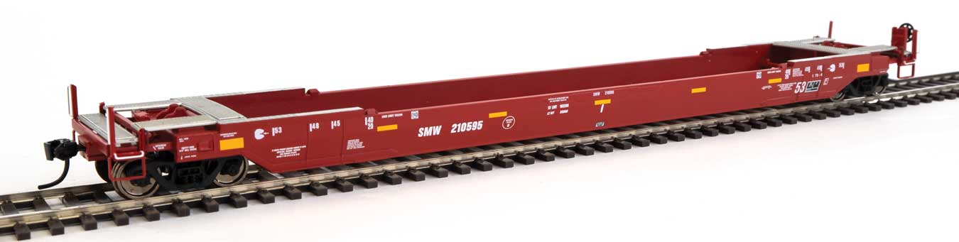 St. Mary's Railway West Gunderson Rebuilt A-P 53' Well Car #210595