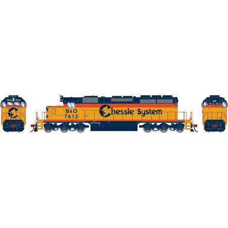 Chessie System SD40-2 #7613 with Tsunami2