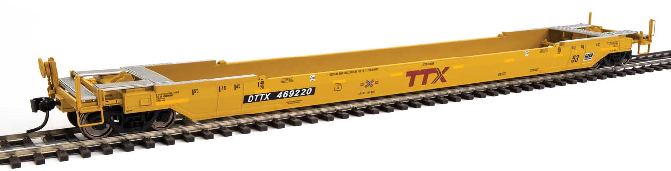 TTX Gunderson Rebuilt All-Purpose 53' Well Car #469220