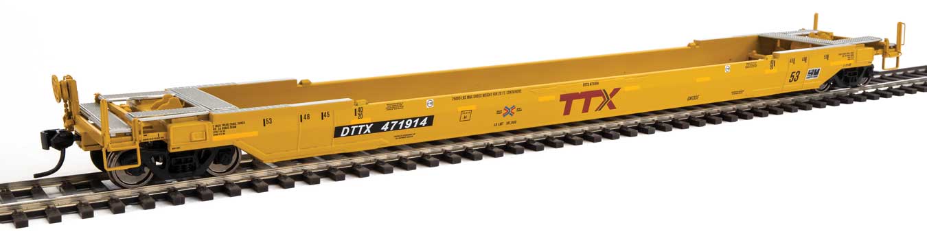TTX Gunderson Rebuilt All-Purpose 53' Well Car #471914