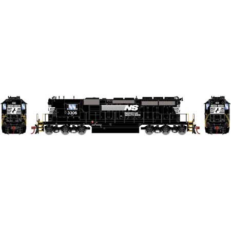 Norfolk Southern High Hood SD40-2 #3306 With Tsunami2