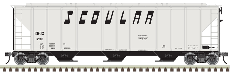 Scoular PS-4427 low side covered hopper #1224