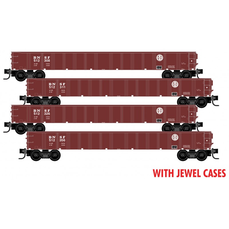 Burlington Northern Santa Fe Four Pack With Jewel Cases