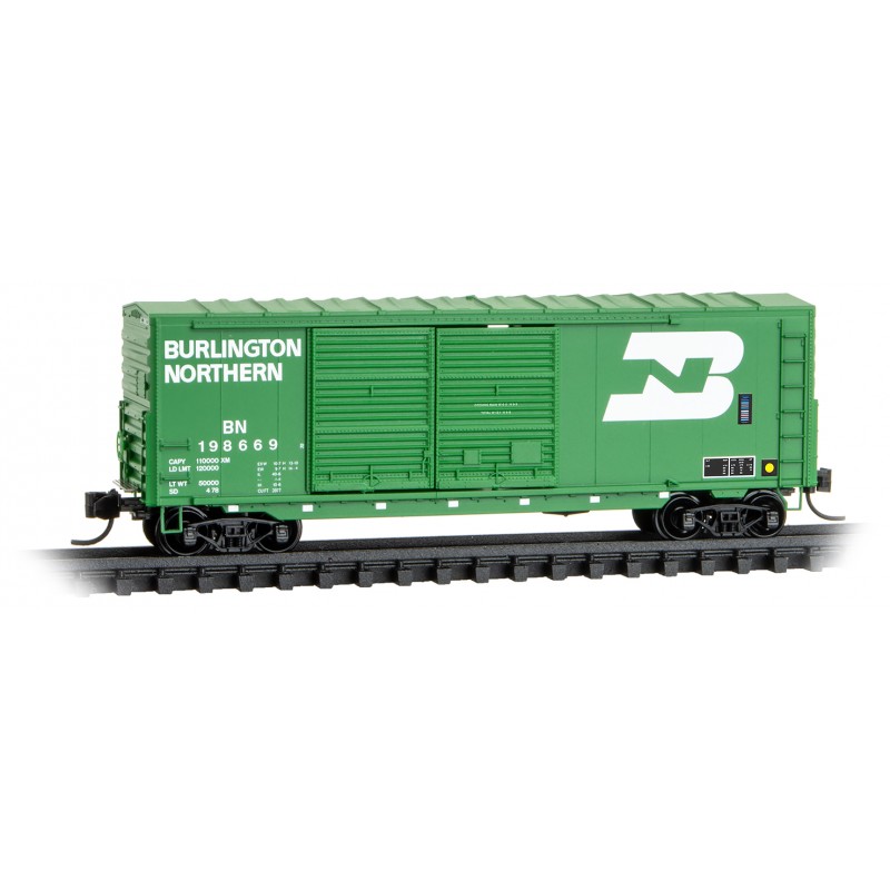 Burlington Northern 40' Double-Door Box Car #198669