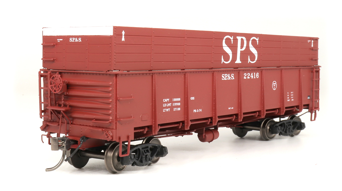 Spokane, Portland & Seattle Woodchip GS Drop Bottom Gondola #22456