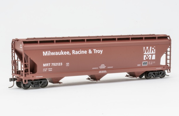 Milwaukee, Racine & Troy ACF 3-Bay Covered Hopper #752123