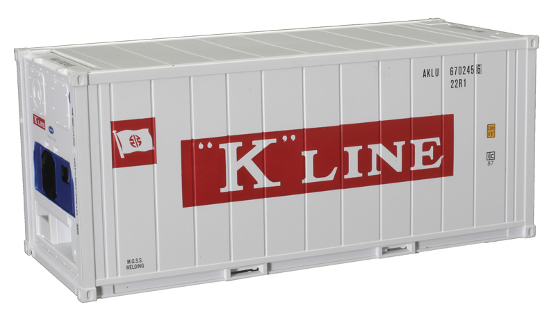 "K"Line 20' refrigerated container #6701845