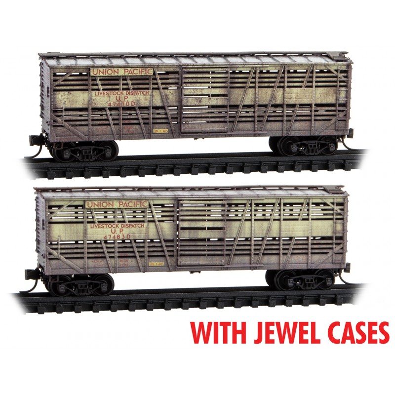 Union Pacific Yellow Weathered Two-Pack With Jewel Cases