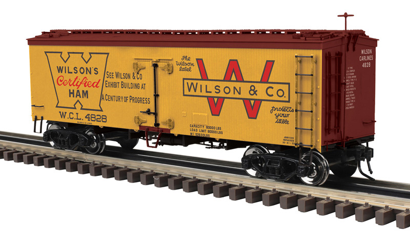 Wilson Packing Certified Ham 36' wood reefer #4828