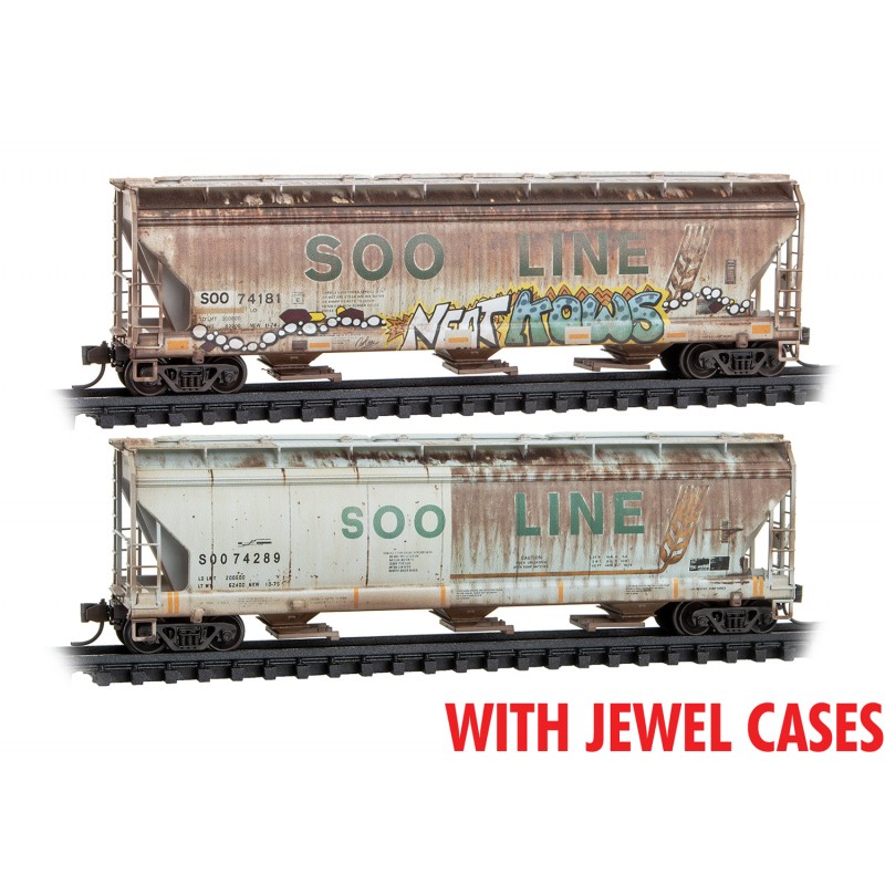 Soo Line Weathered 2-Pack With Jewel Cases