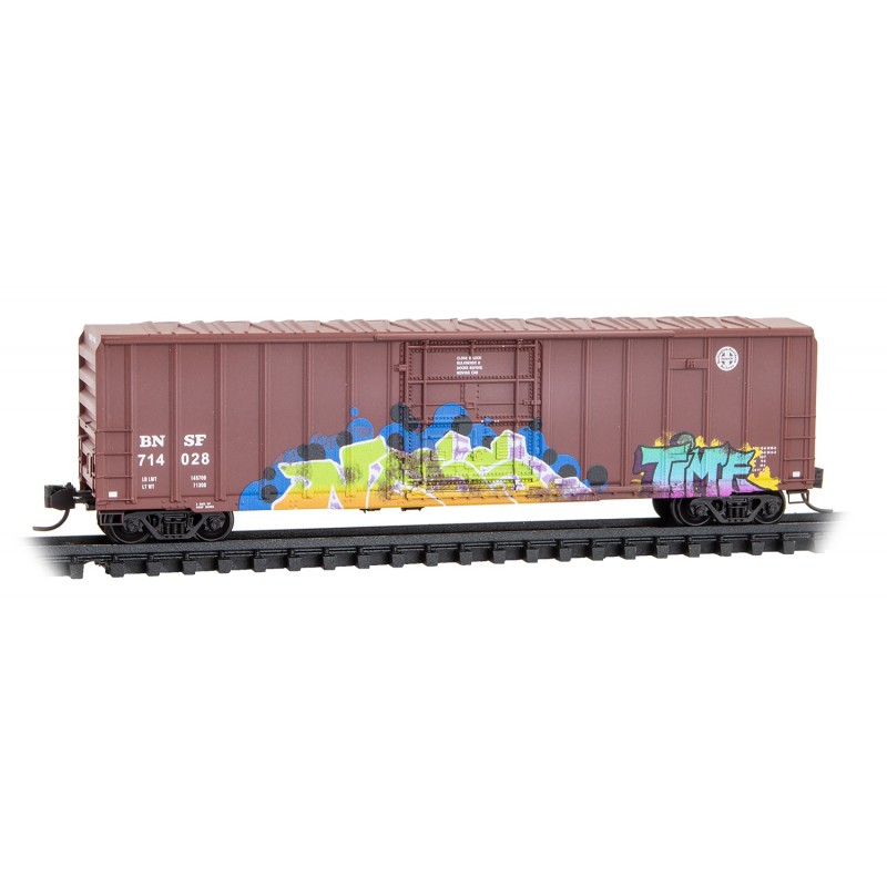 Burlington Northern Santa Fe Weathered 3-Pack With Jewel Cases