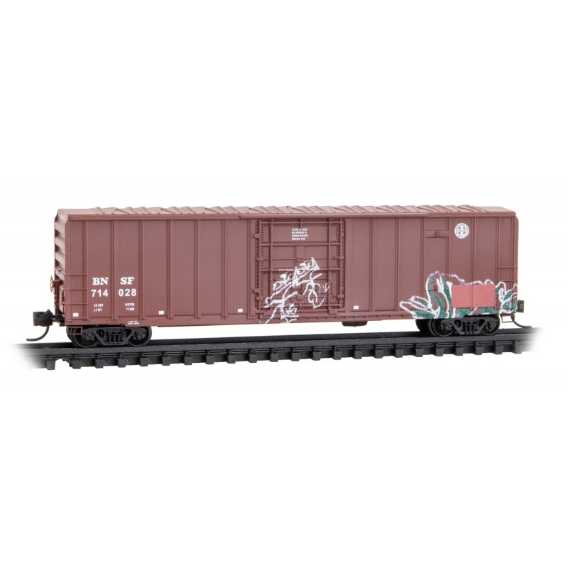 Burlington Northern Santa Fe Weathered 3-Pack With Jewel Cases