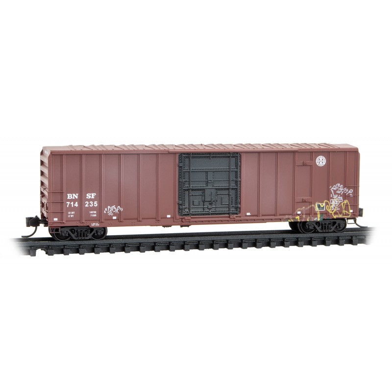 Burlington Northern Santa Fe Weathered 3-Pack With Jewel Cases