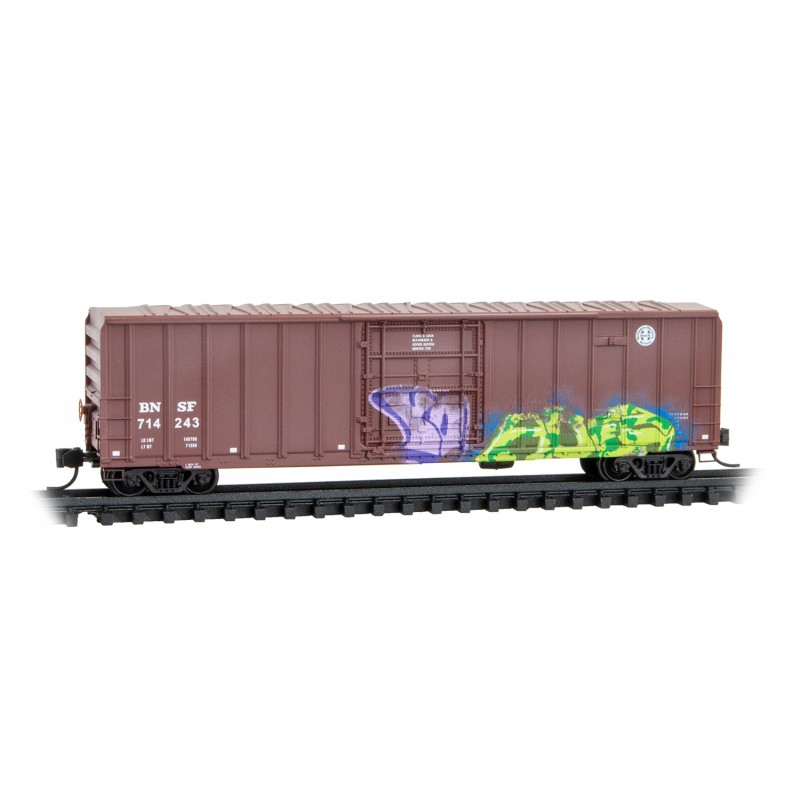 Burlington Northern Santa Fe Weathered 3-Pack With Jewel Cases