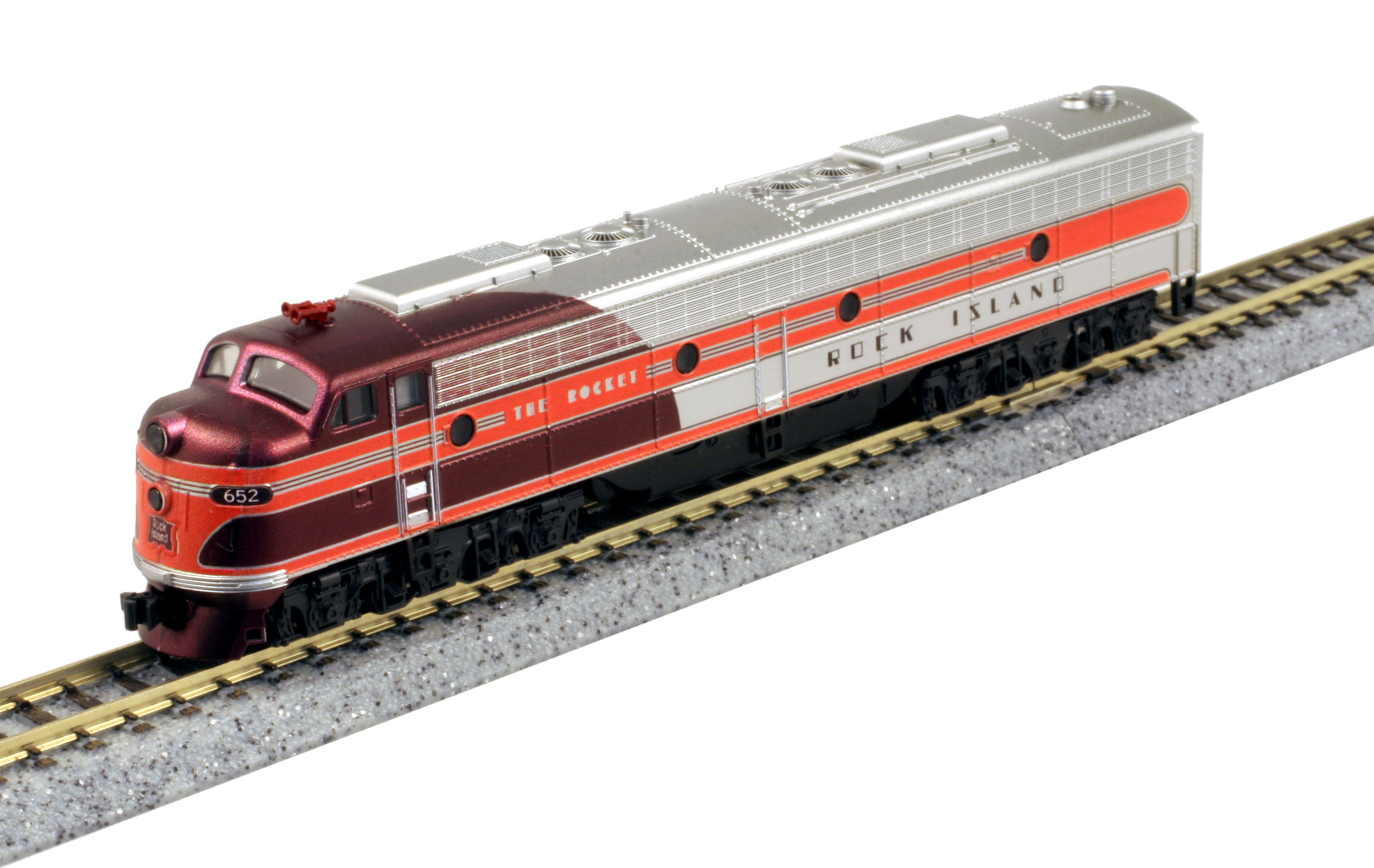 Rock Island EMD E8A #652 With ESU LokSound