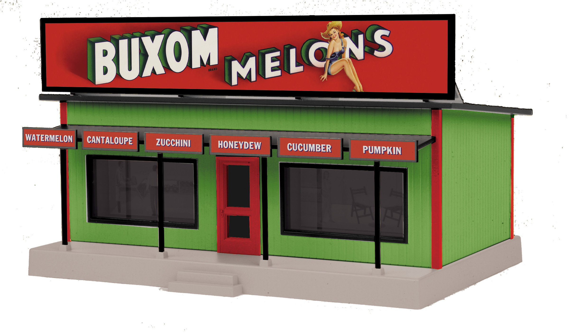 Buxom Melons road side stand