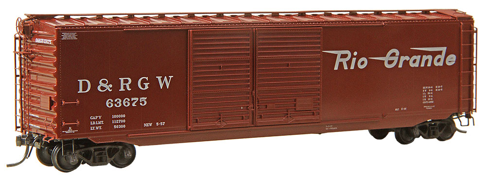 Denver & Rio Grande Western 50' PS-1 Box Car 15' Door #63675