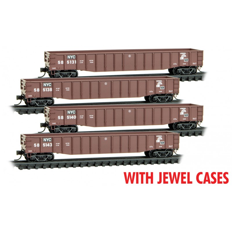NYC/CSX® Ex-CR 4-Car Runner Pack With Jewel Cases