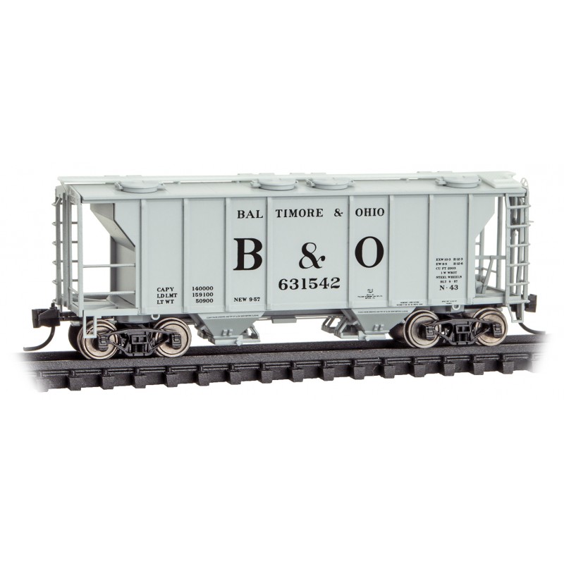 Baltimore & Ohio PS-2 2-Bay Covered Hopper #631542