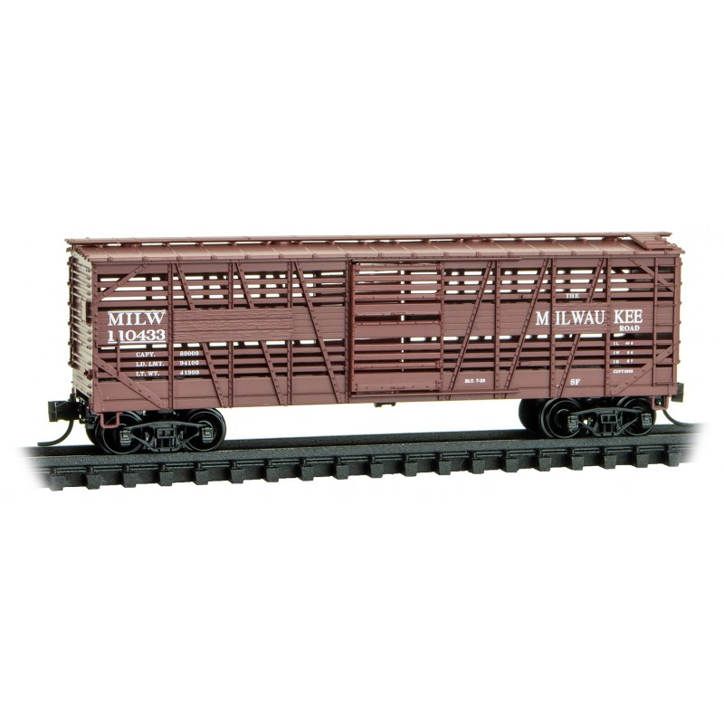 Milwaukee Road 40' Despatch Stock Car #110433