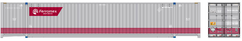 Ferromex Jindo 53' Container 3-Pack Set #2