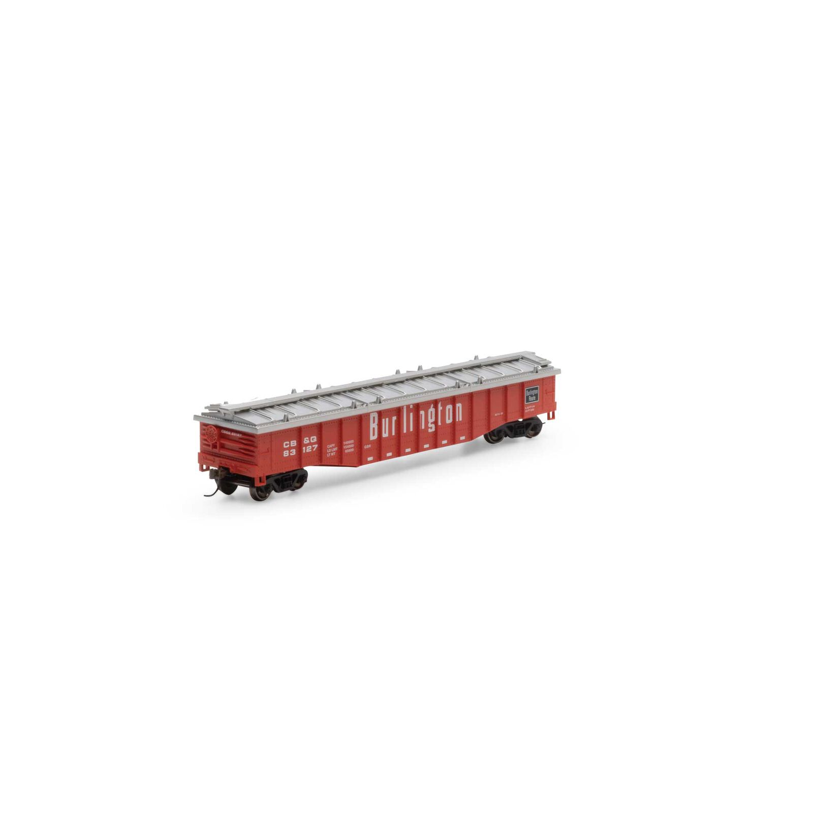 Burlington Route 50' covered gondola #83127