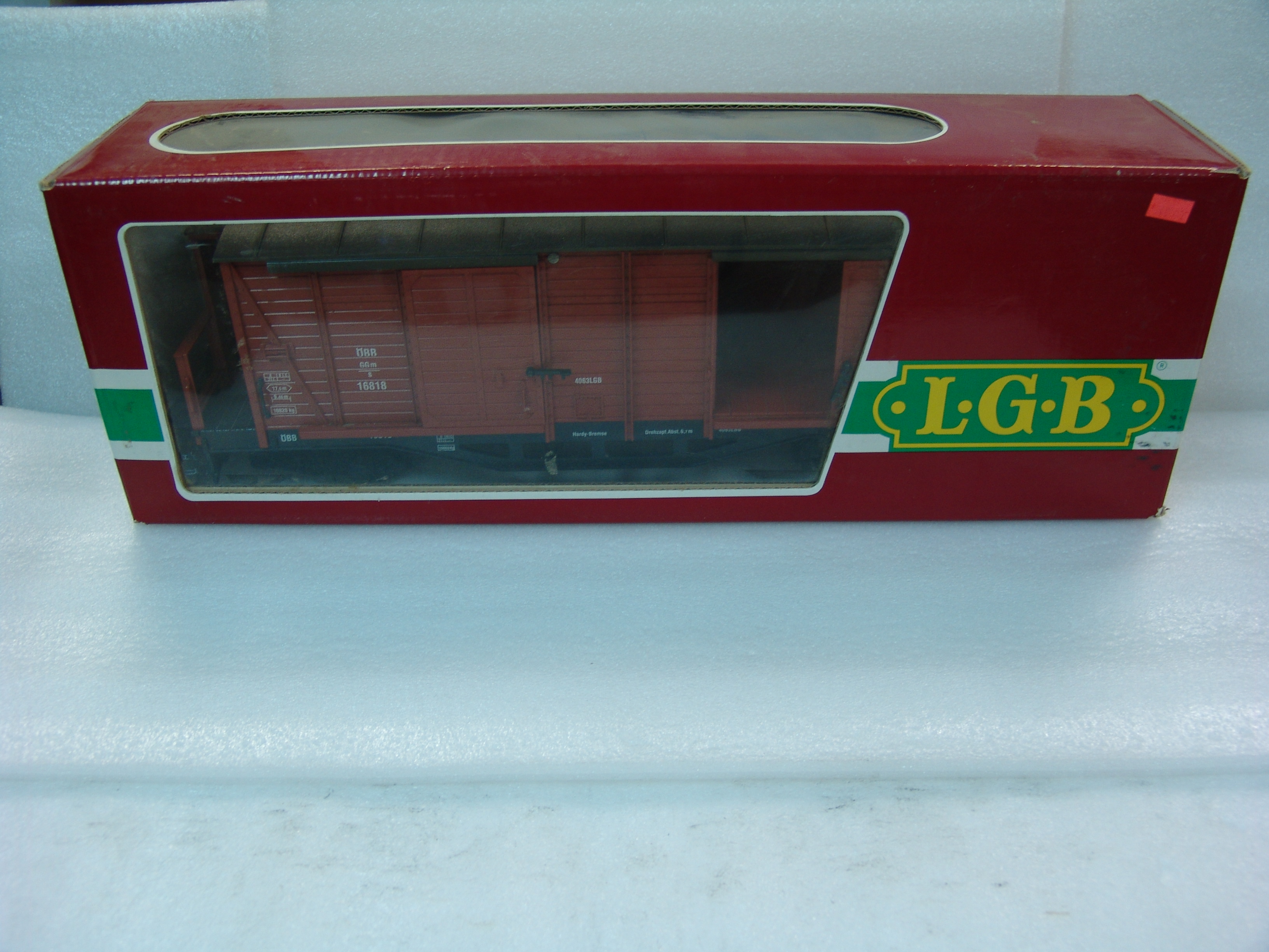 Austrian Federal Railway OBB Boxcar #16818 used