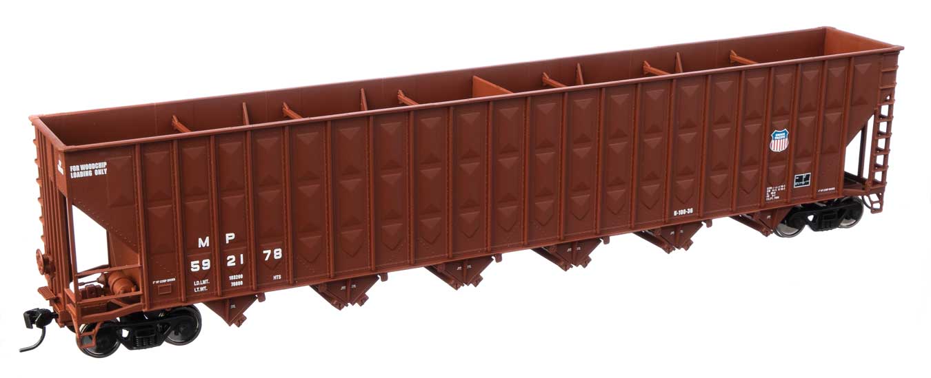 Union Pacific/MP Greenville 7,000 CF Wood Chip Hopper #592178
