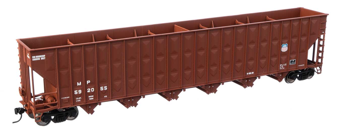 Union Pacific/MP Greenville 7,000 CF Wood Chip Hopper #592055