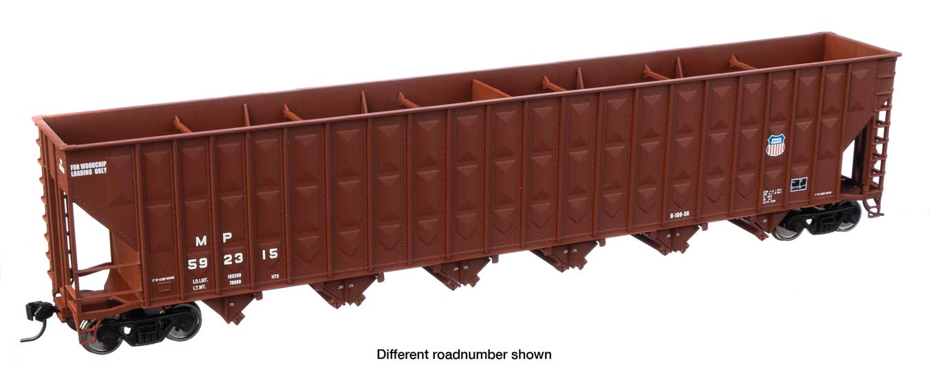 Union Pacific/MP Greenville 7,000 CF Wood Chip Hopper #592055