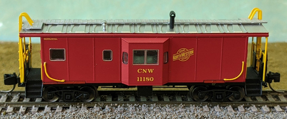Chicago & North Western Bay Window Caboose #11180