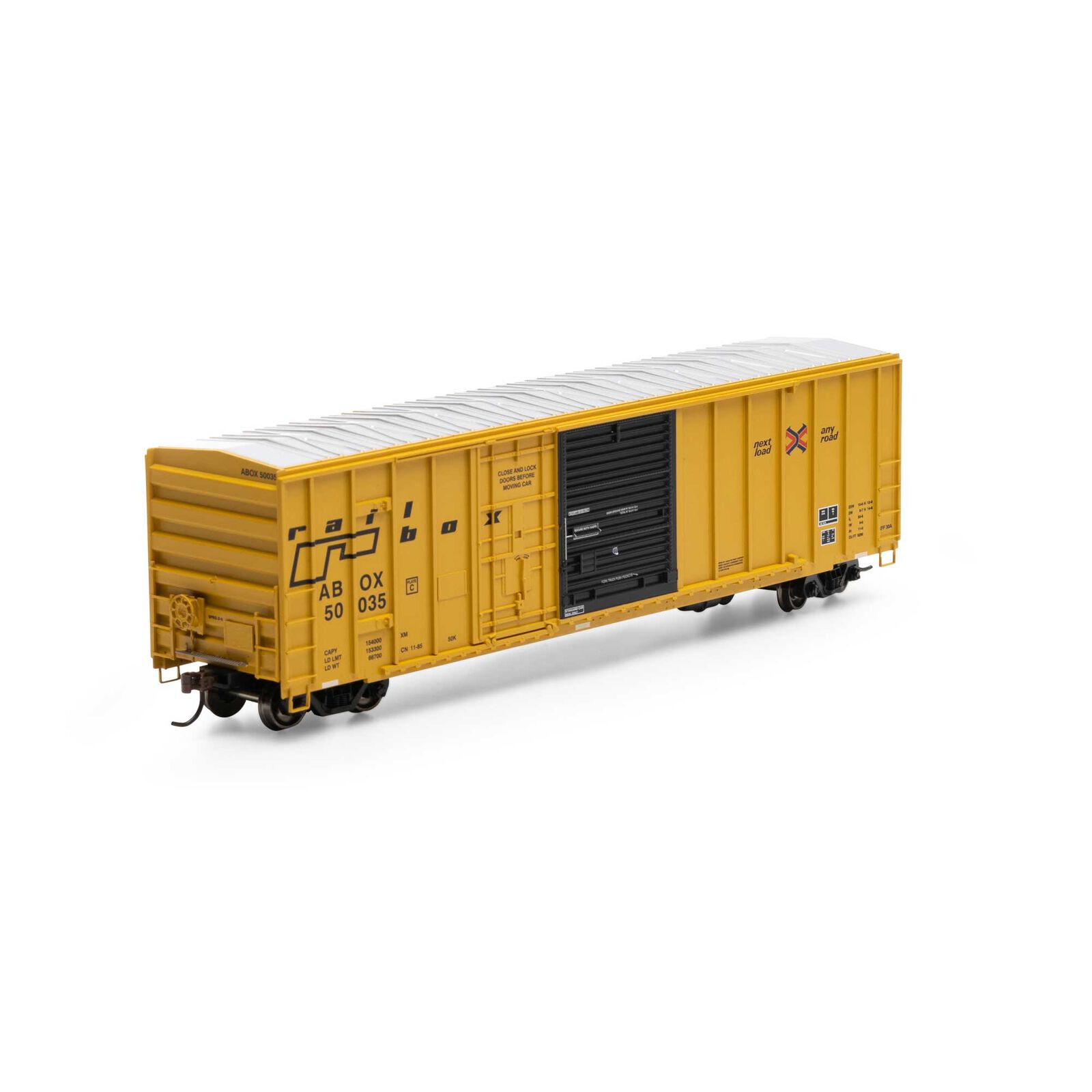 Railbox (late) 50' FMC exterior post combination door boxcar #50035