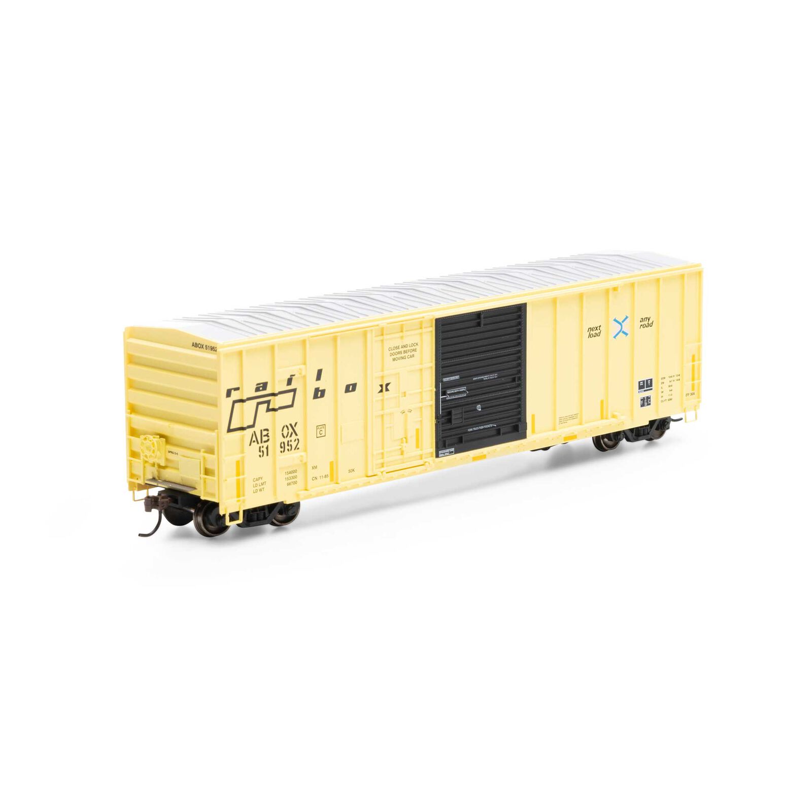 Railbox (late) 50' FMC exterior post combination door boxcar #51952