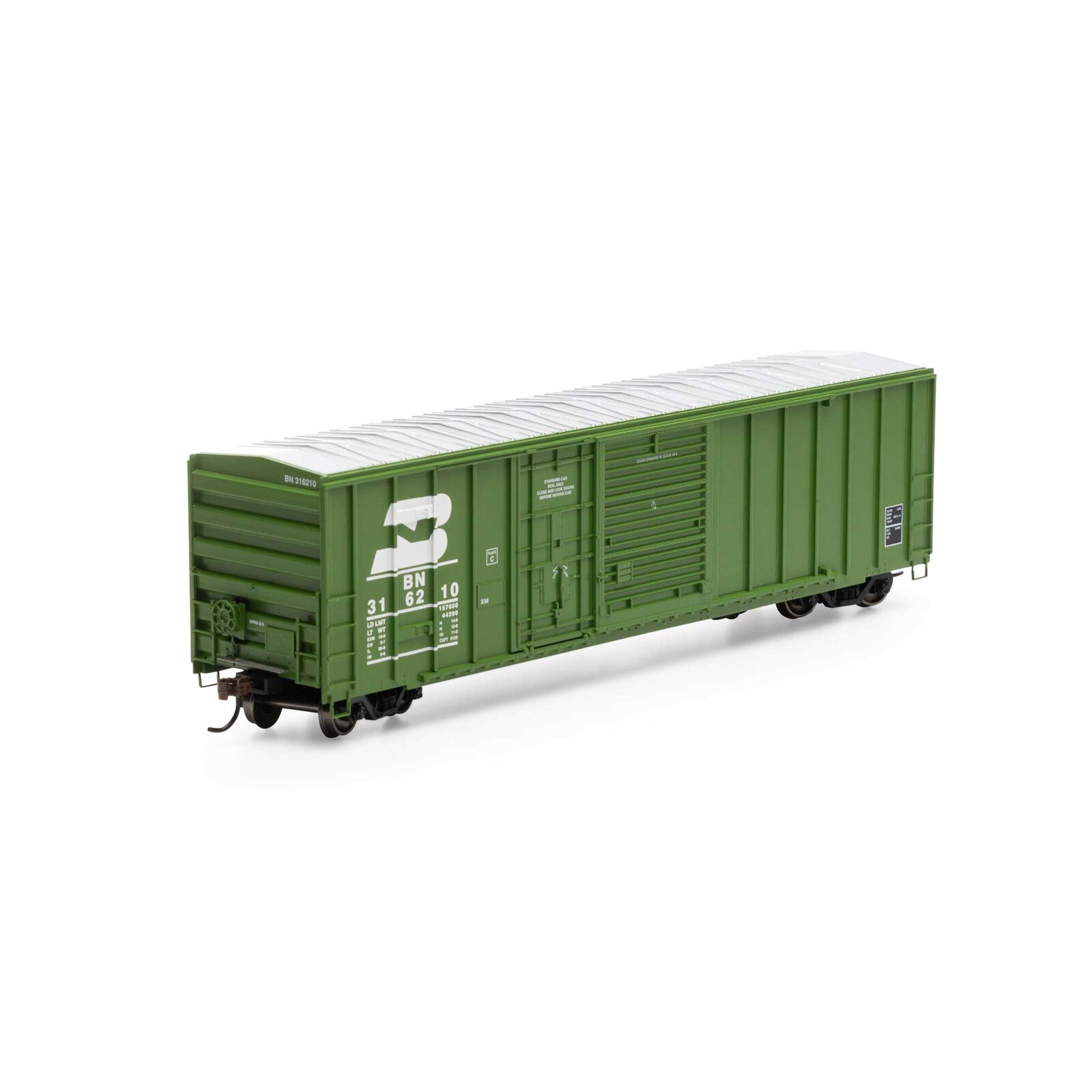 Burlington Northern 50' FMC exterior post combin. door boxcar #316210
