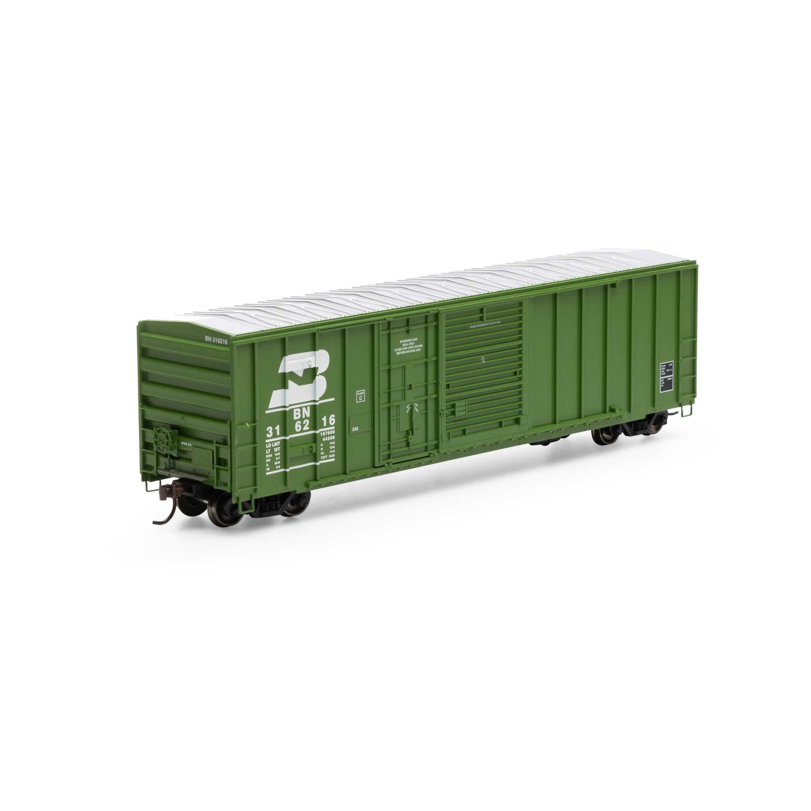 Burlington Northern 50' FMC exterior post combin. door boxcar #316216