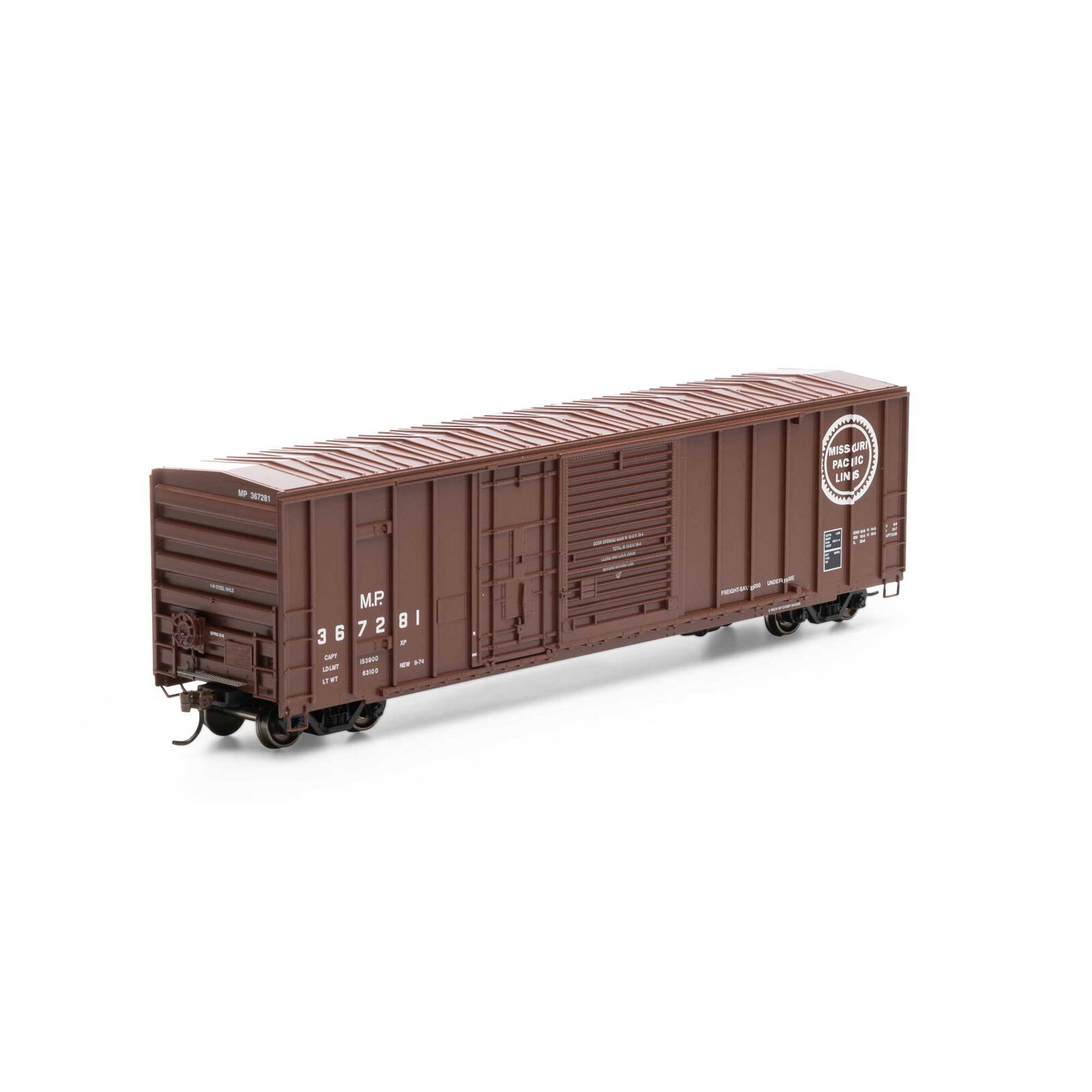 Missouri Pacific 50' FMC exterior post combination door boxcar #367281
